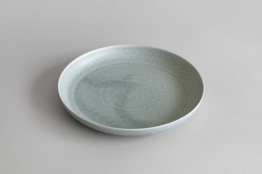 yumiko iihoshi porcelain - ReIRABO series 21.5cm圓盤 / 薄荷綠