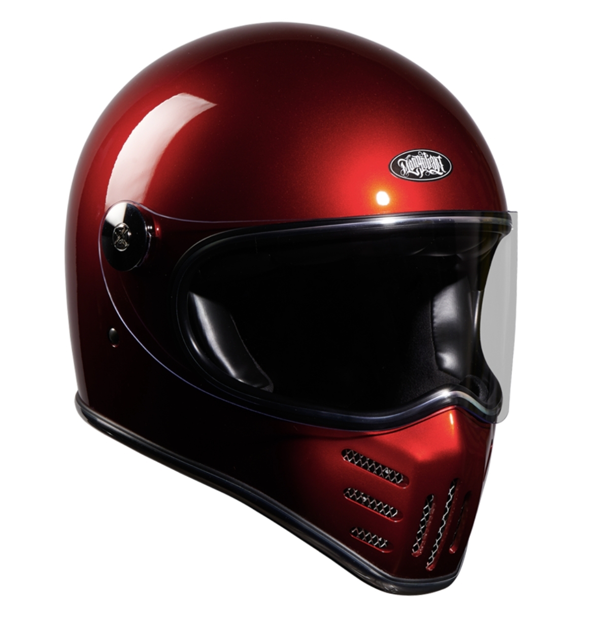 蒙古人 鎖鏡武侍魂星戰帽【亮紅】全罩式