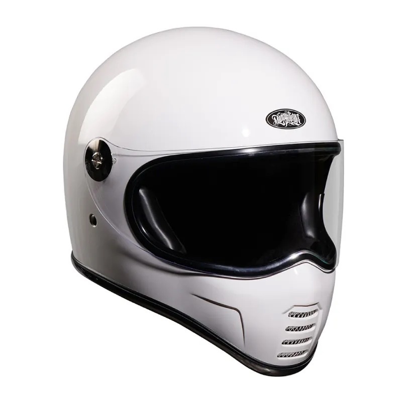 蒙古人 鎖鏡星爵星戰帽【亮白】全罩式