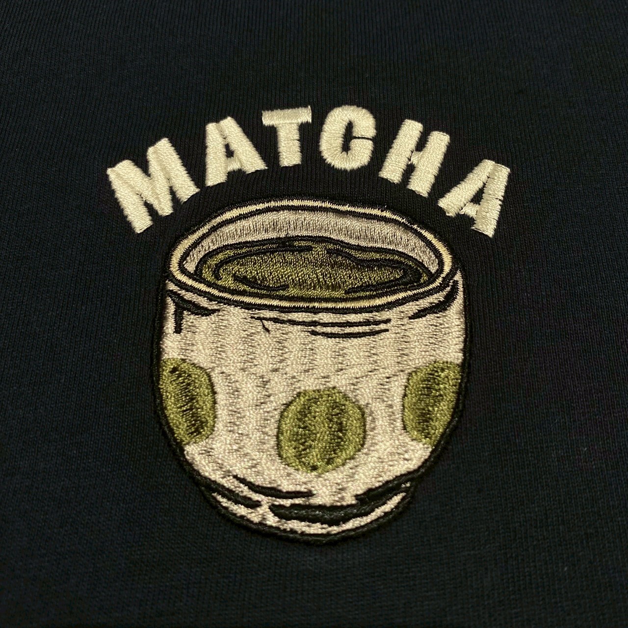 Power To The People 日本宇治金時 抹茶 紅豆湯圓 剉冰 刺繡 短T 5501072-103