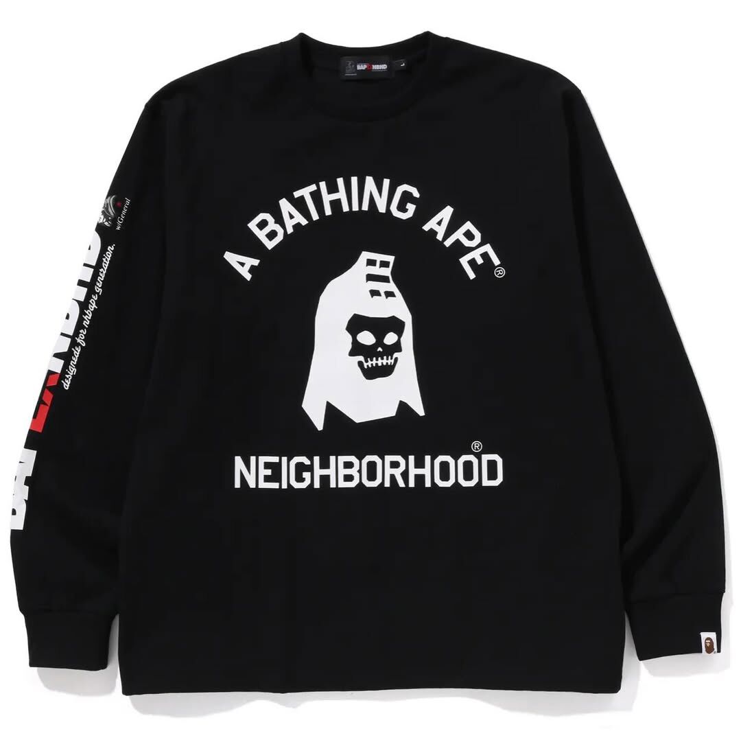 BAPE x NEIGHBORHOOD 聯名款長T (3色)