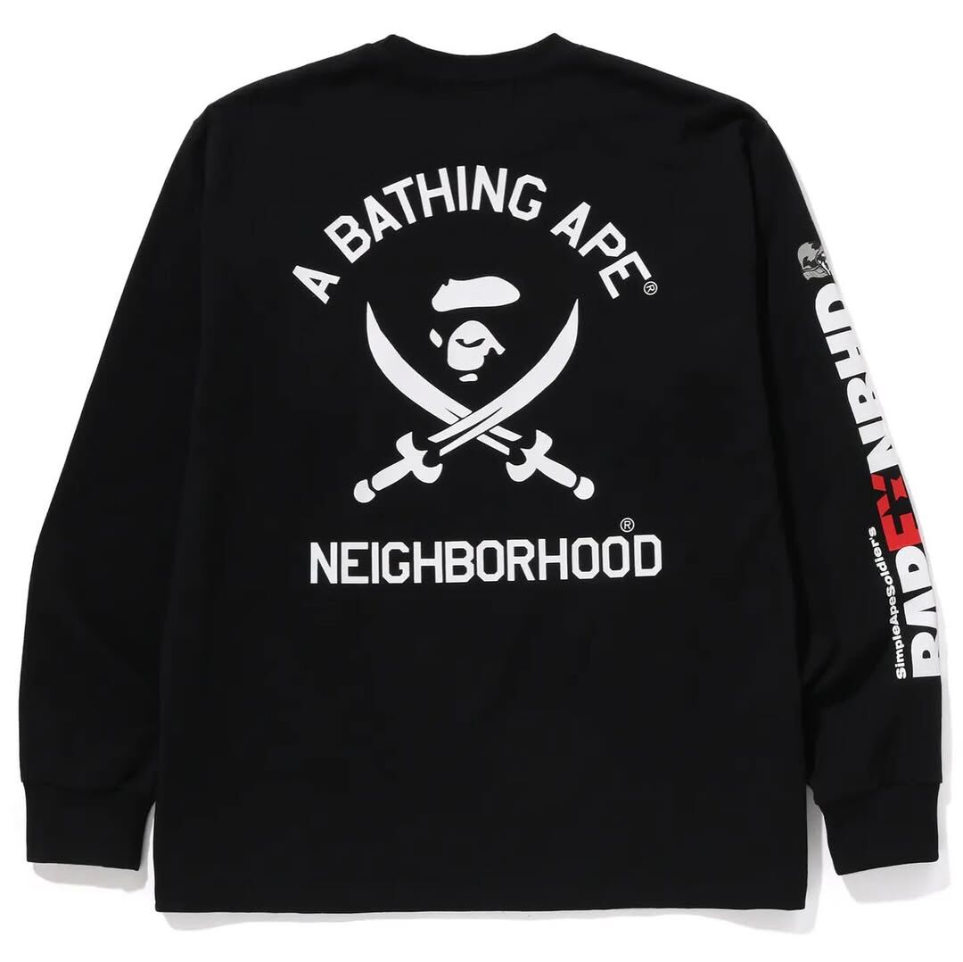 BAPE x NEIGHBORHOOD 聯名款長T (3色)