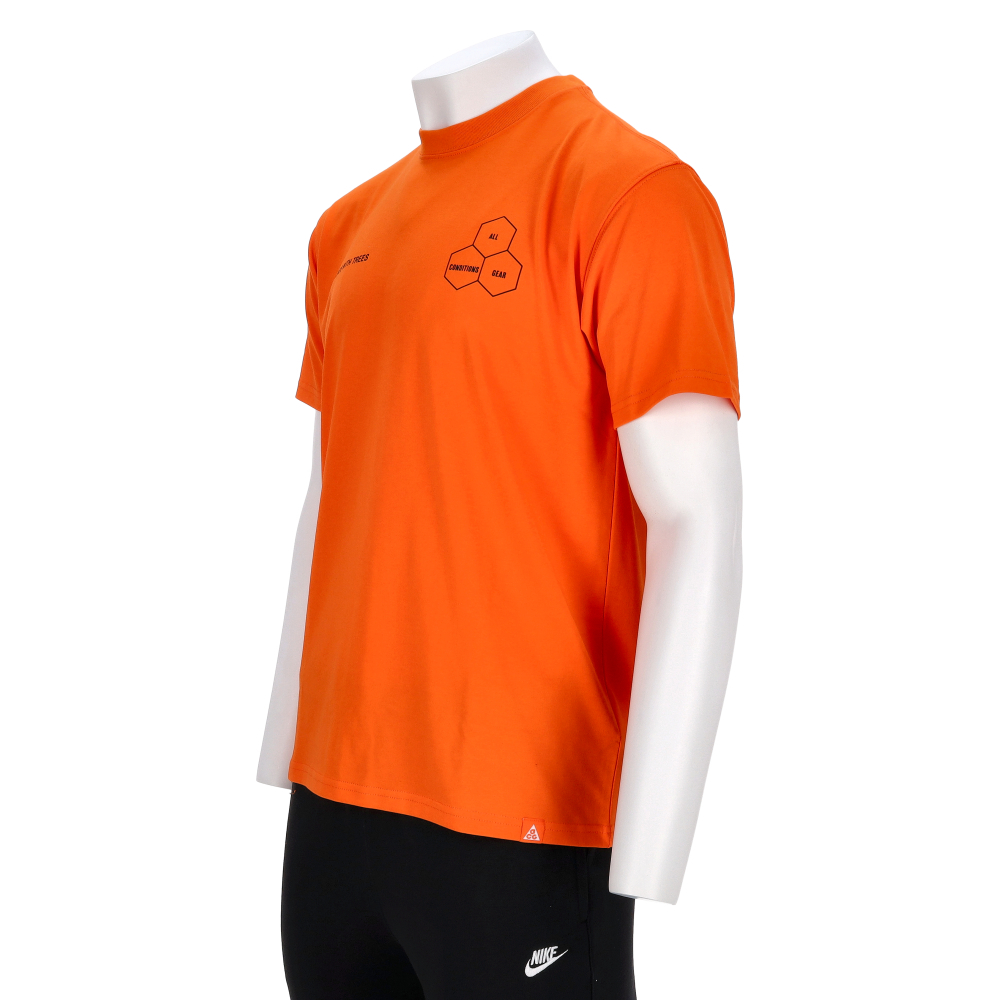 Nike ACG DF Tee OC Walk TR 男款 橘色 寬鬆 休閒 上衣 圓領 短袖 HJ0797-819