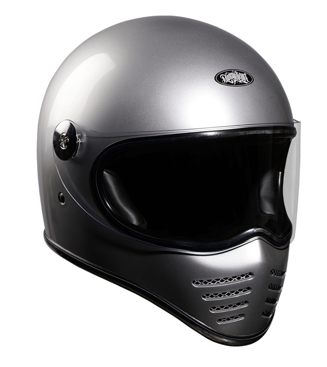 蒙古人 鎖鏡罪犯星戰帽【亮銀】全罩式