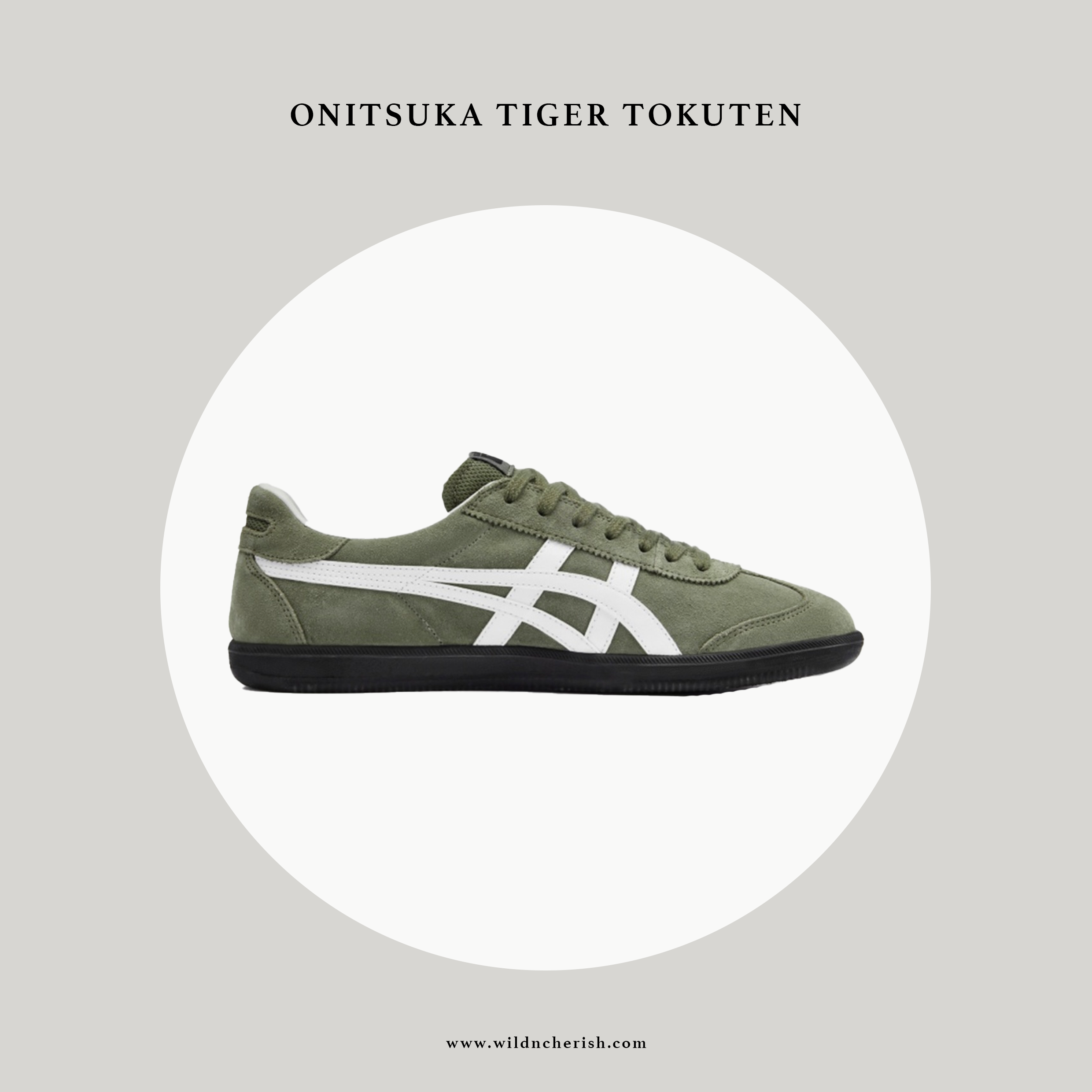 預訂 | Onitsuka Tiger Tokuten 墨綠色 麂皮