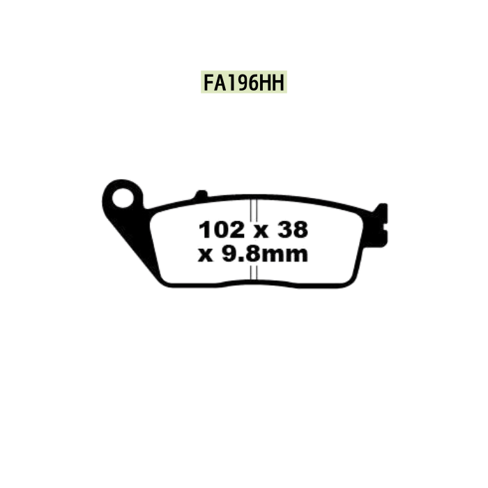 EBC FA196HH Sintered Brake Pads