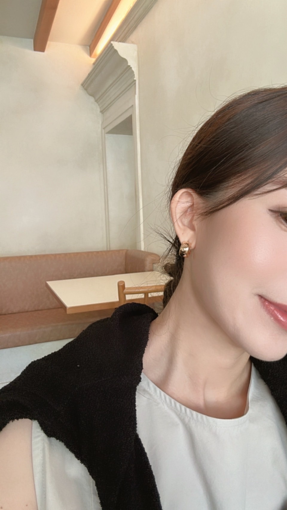 【正韓連線款】粗圈耳環（純銀耳針）