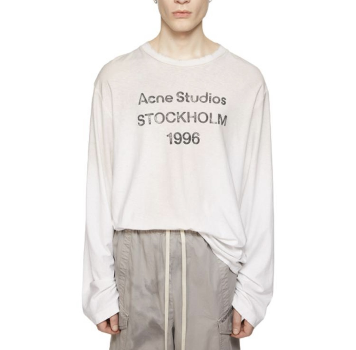Acne studios 1996字體薄長袖 (5色)