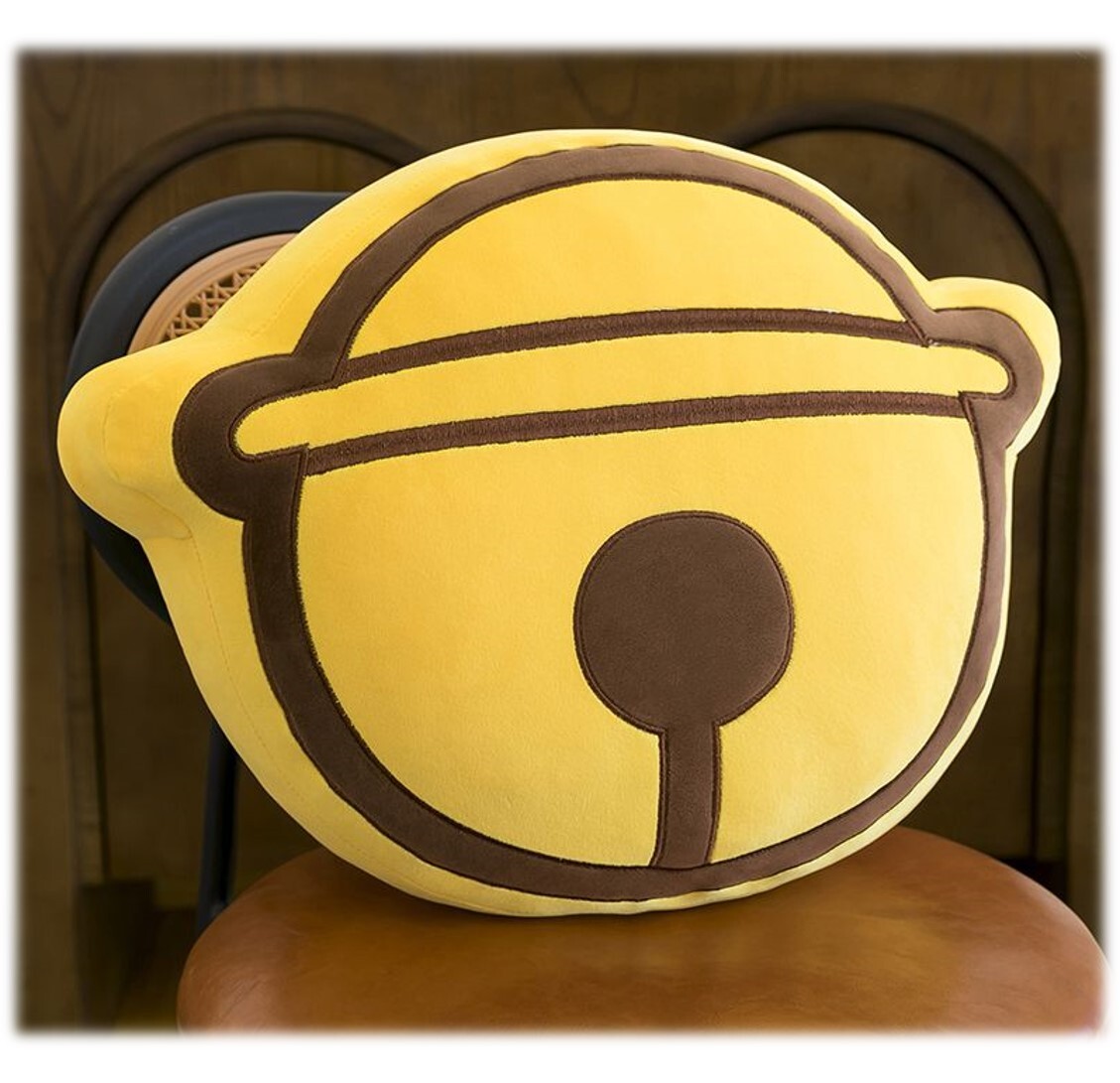 多啦A夢 ~ 毛絨抱枕咕臣/坐墊 鈴噹