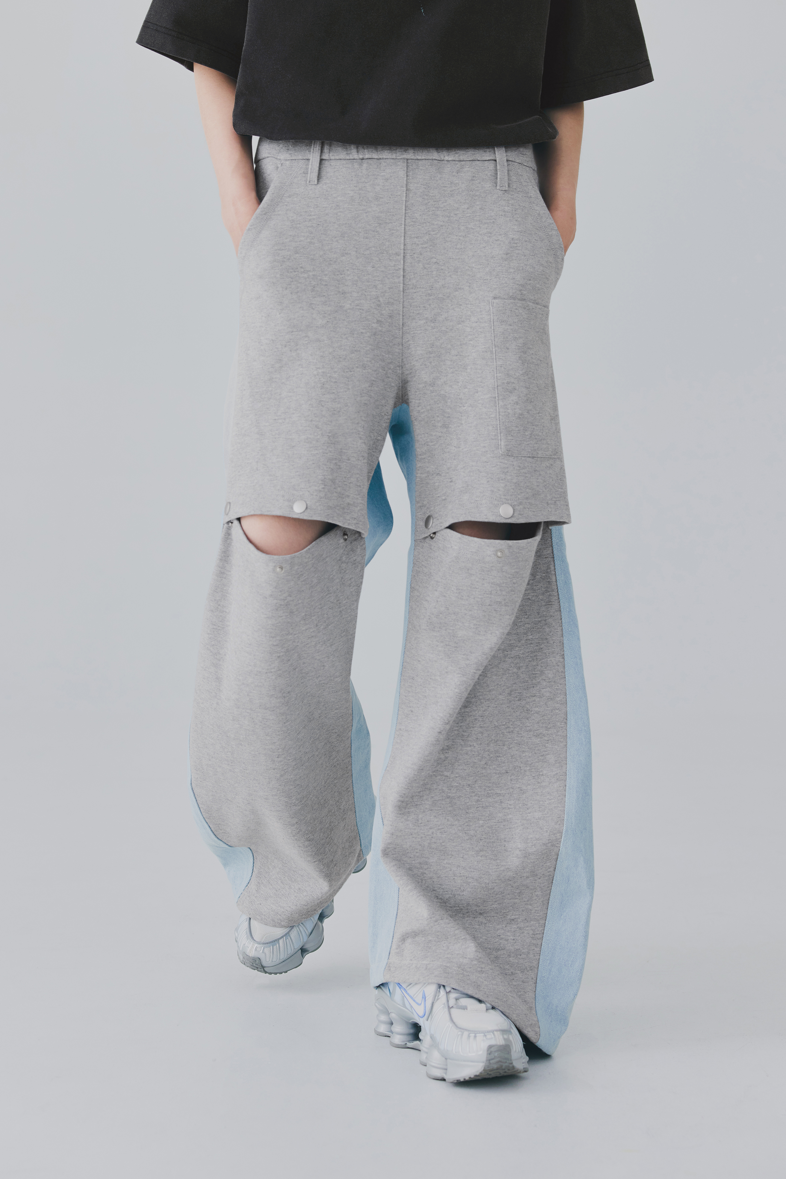 Hybrid Denim Trousers｜Stonewash