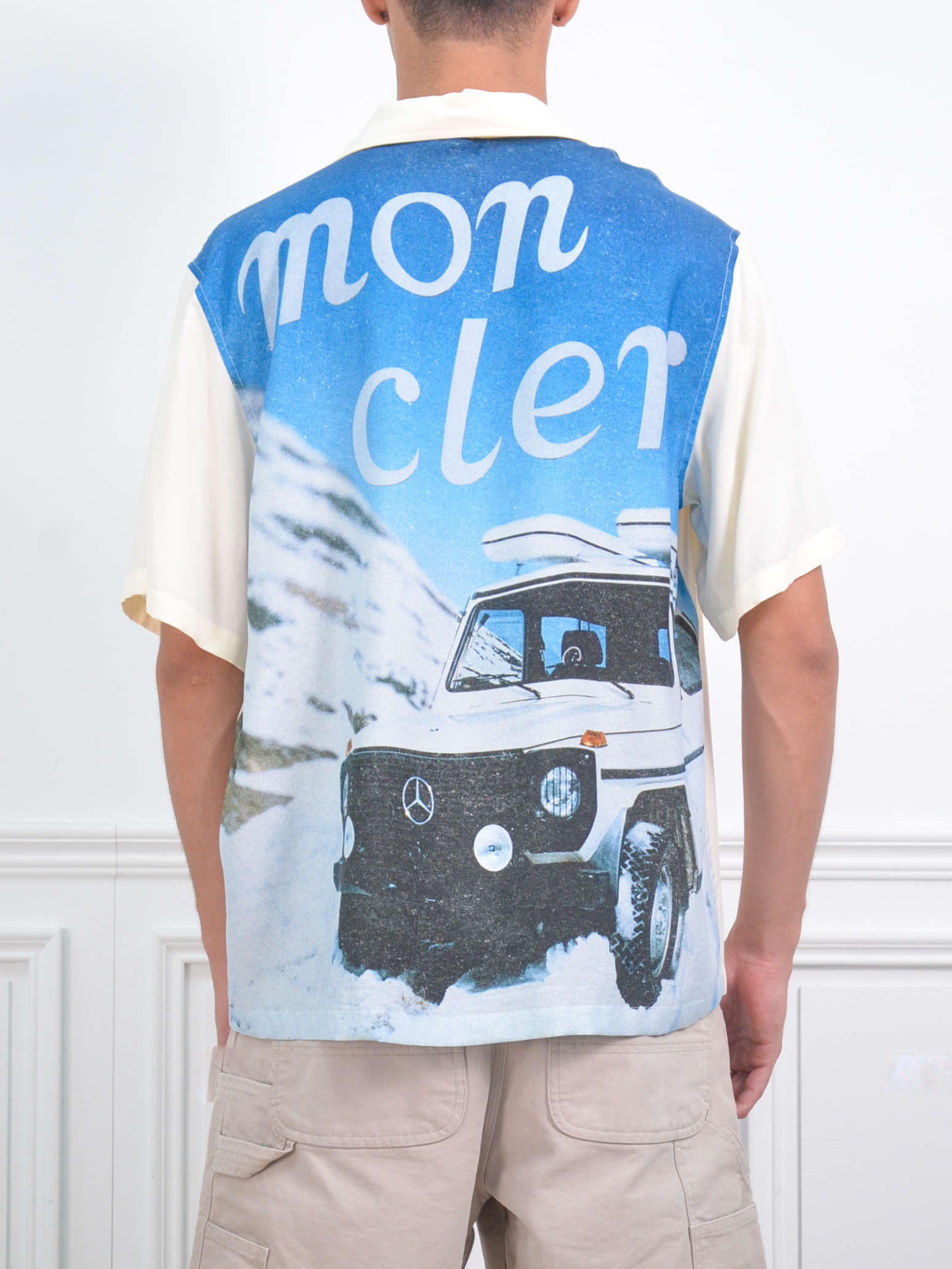 Moncler x Mercedes-Benz by Nigo Short-sleeved shirt 印花短袖襯衫【K14012F00001M5921041】