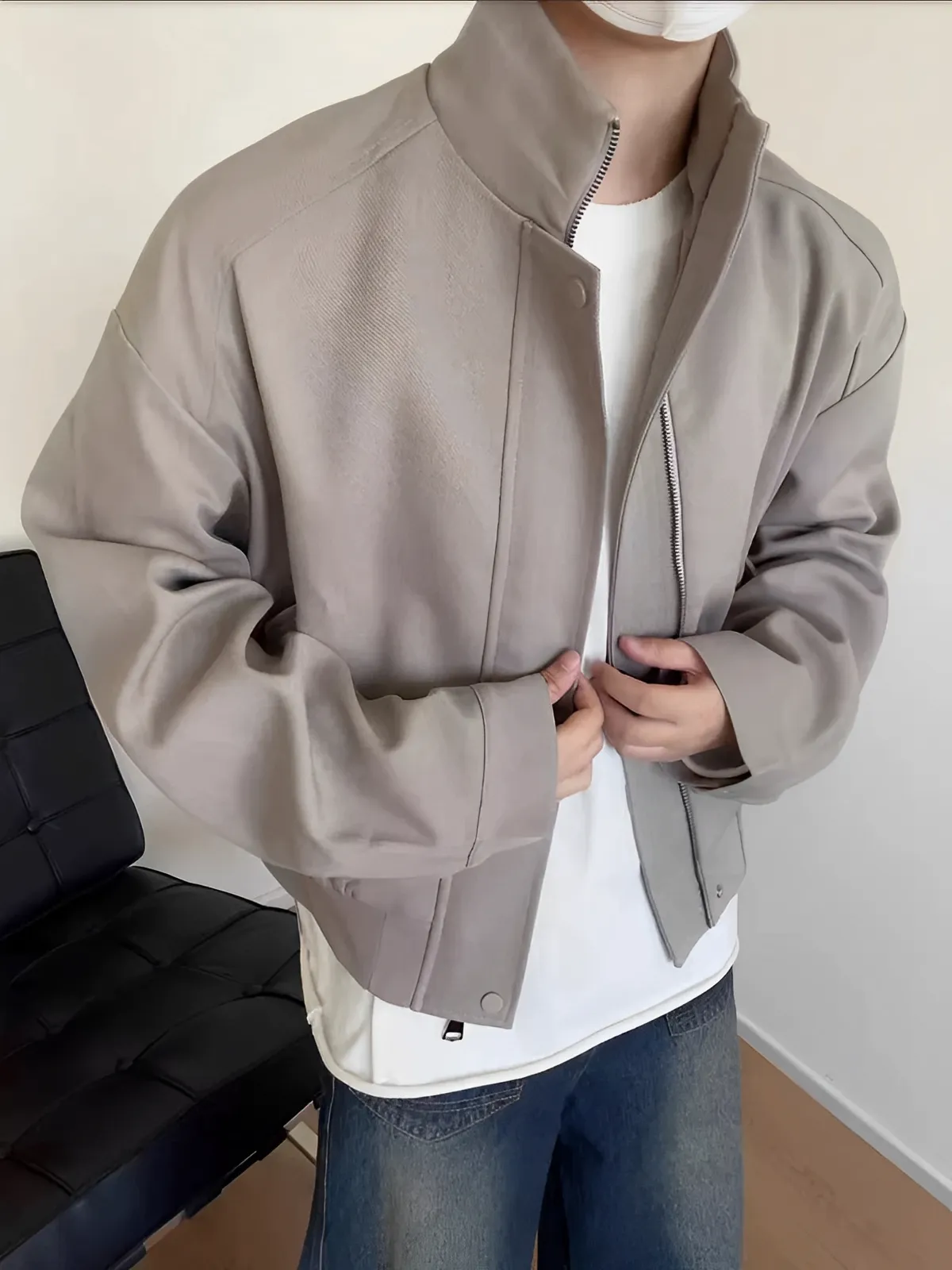 BOXY 桑延 同款 斜紋布 短寬 外套