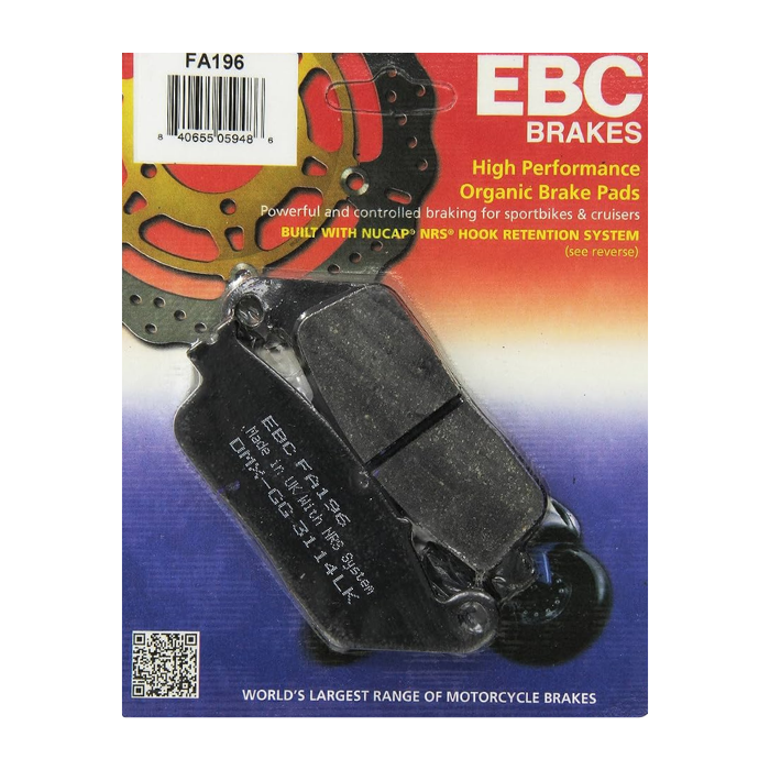EBC FA196 High Performance Organic Brake Pads