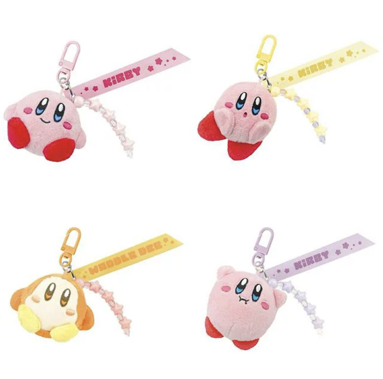 現貨┃日本 星之卡比 捏捏 舒壓 星星 串珠 絨毛 娃娃 吊飾