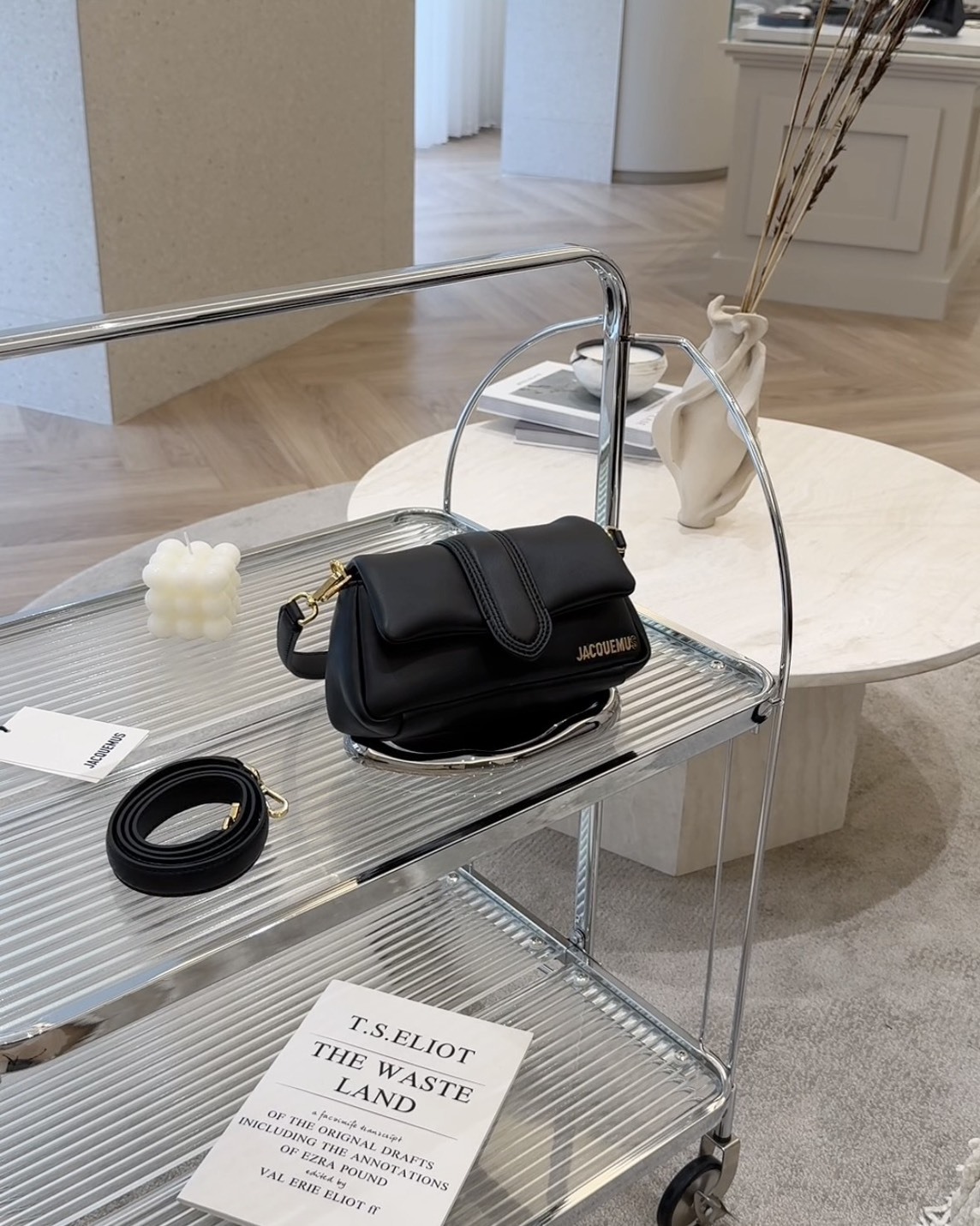 JACQUEMUS｜LE PETIT BAMBIMOU 小號斜跨包 黑色