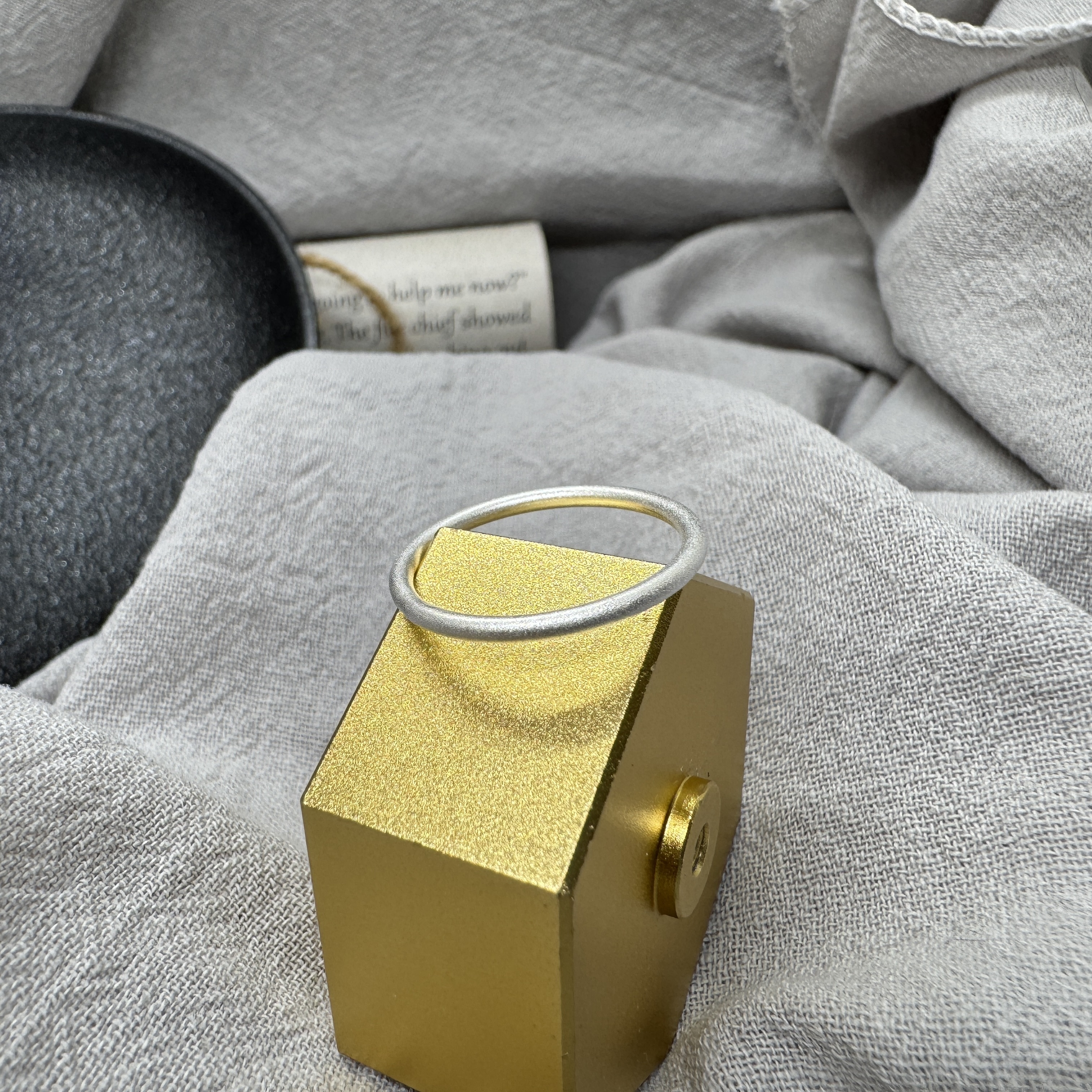 霧光戒 - 純銀戒指