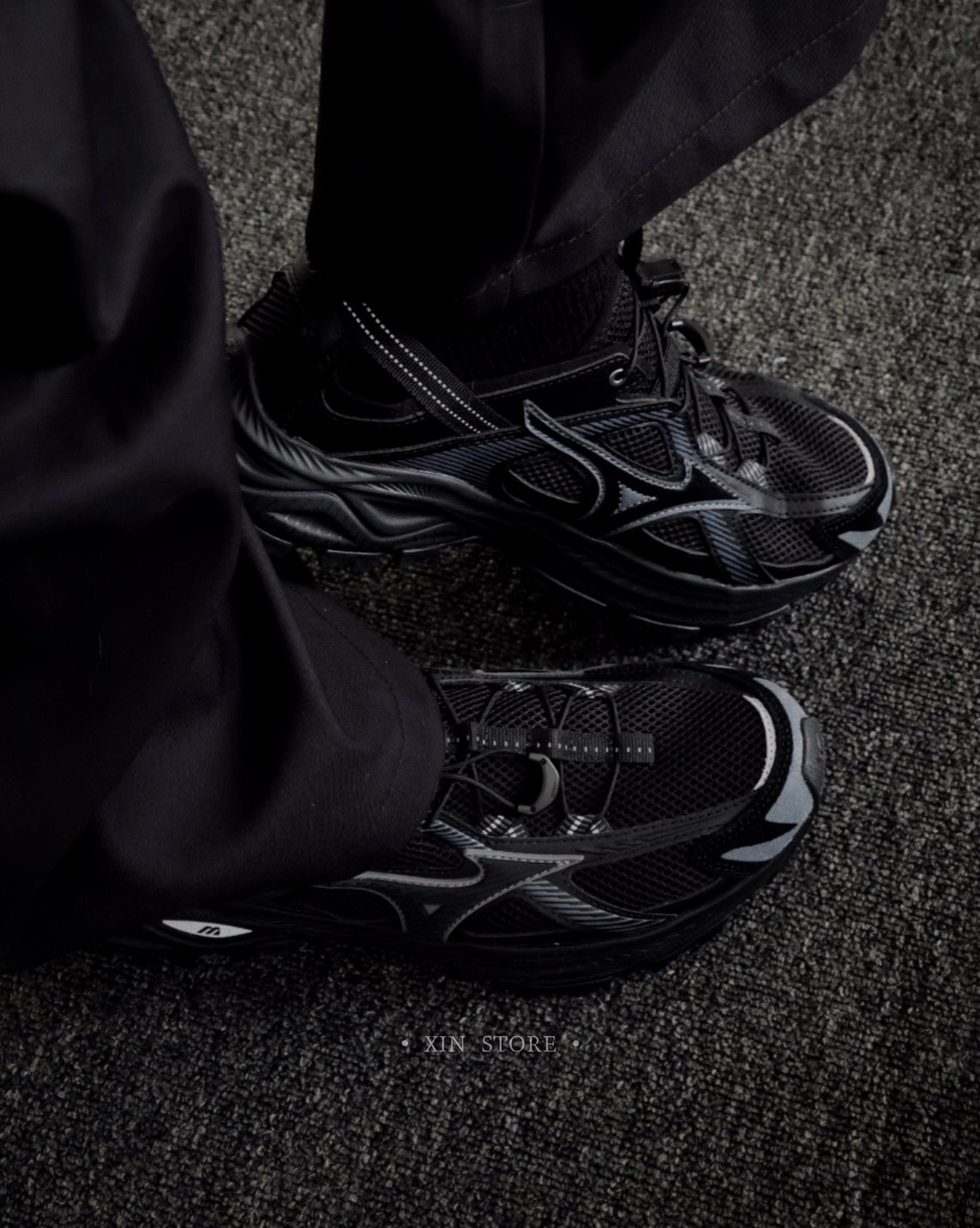 <男女穿都超帥😎>Mizuno Racer Trail SE 戶外越野 機能 溯溪鞋 透氣 涼鞋 機能鞋  全黑