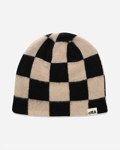 oMA Design Studio NY x NY Beanie 紐約洋基毛帽帽子黑色