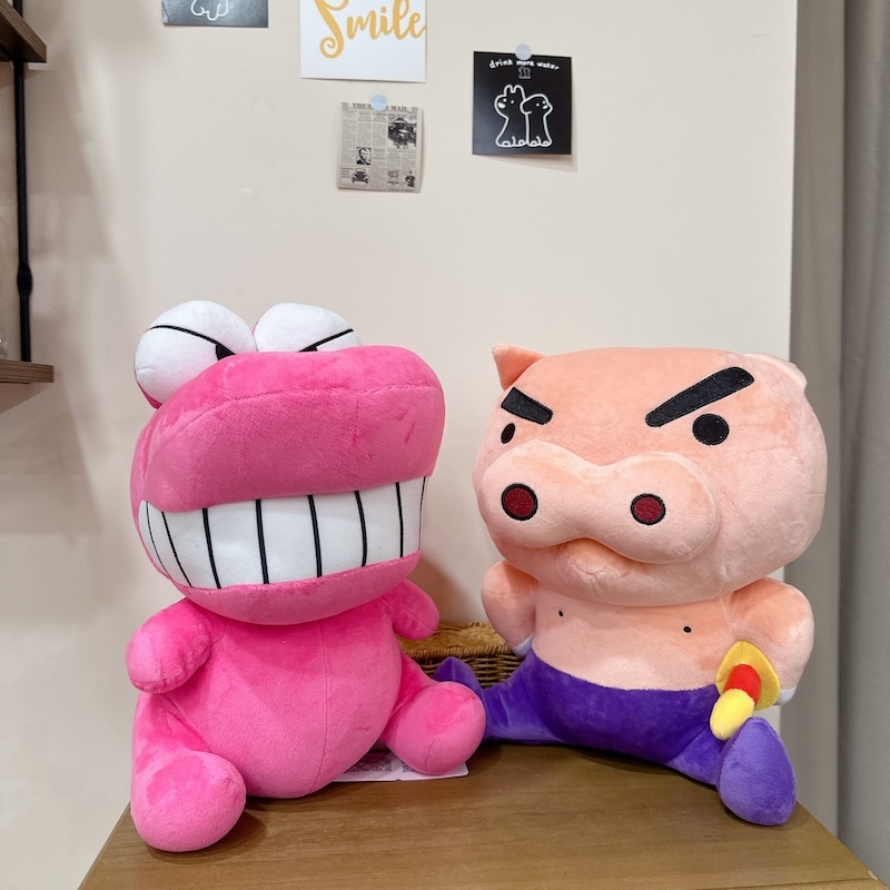 《08193》鱷魚阿山與左衛門豬豬/13吋