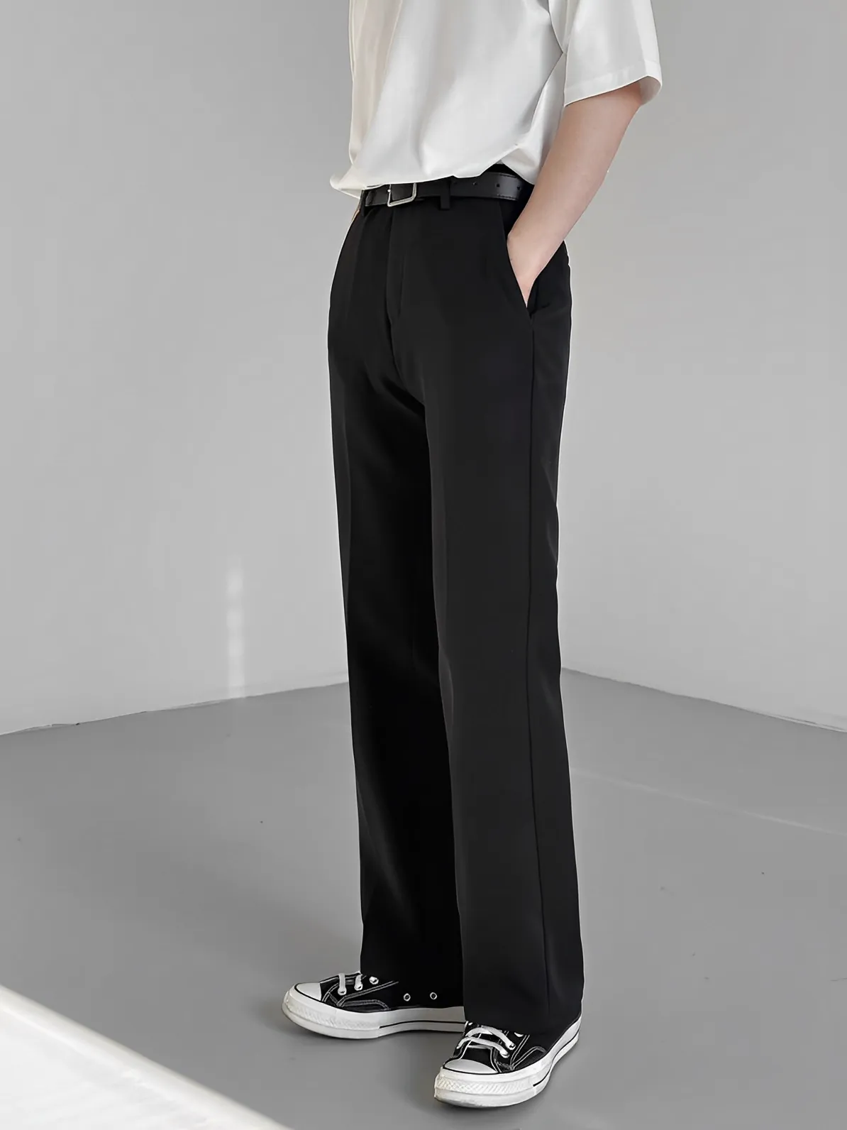 CLEANFIT 黑色 灰色 直筒 西裝 長褲