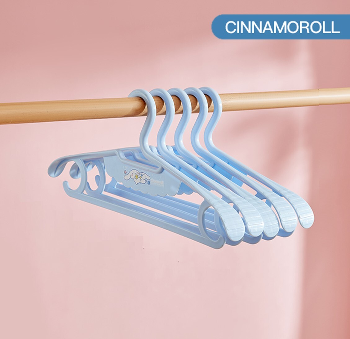 玉桂狗 - Sanrio|多功能衣架 晾衫架 【5個裝】