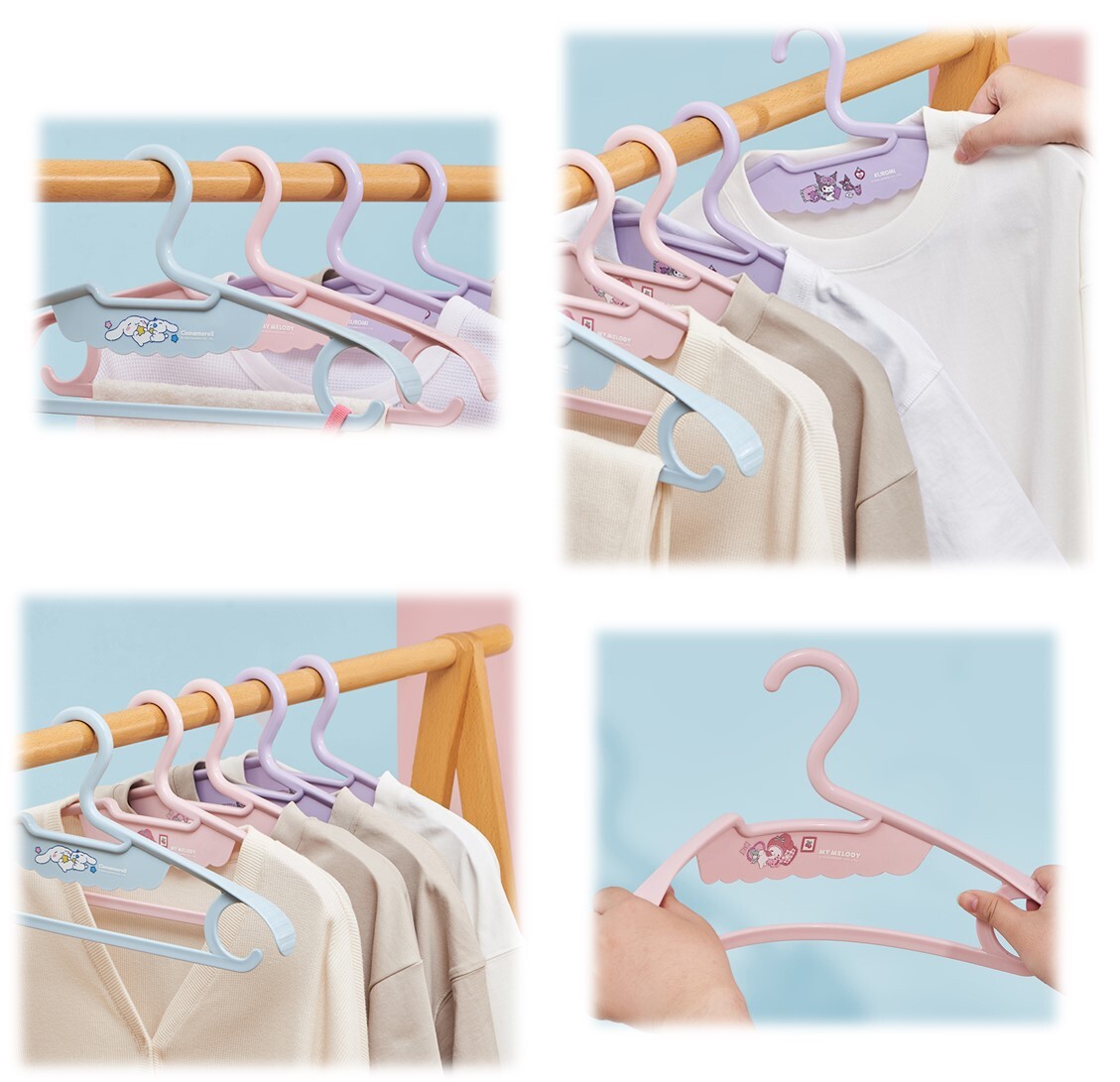 MY MELODY Sanrio|多功能衣架 晾衫架 【5個裝】