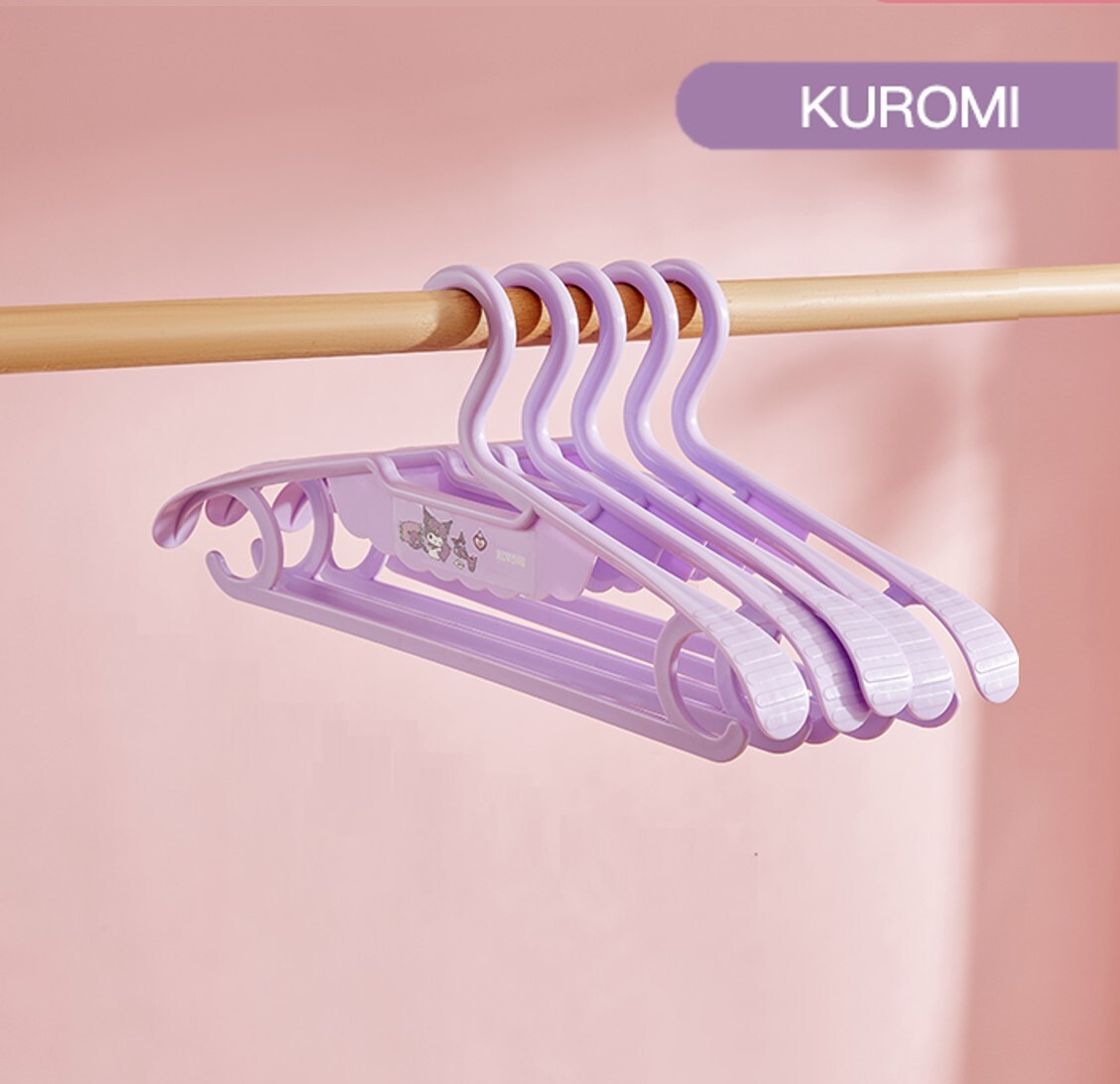 佻皮魔女 - Sanrio|多功能衣架 晾衫架 【5個裝】