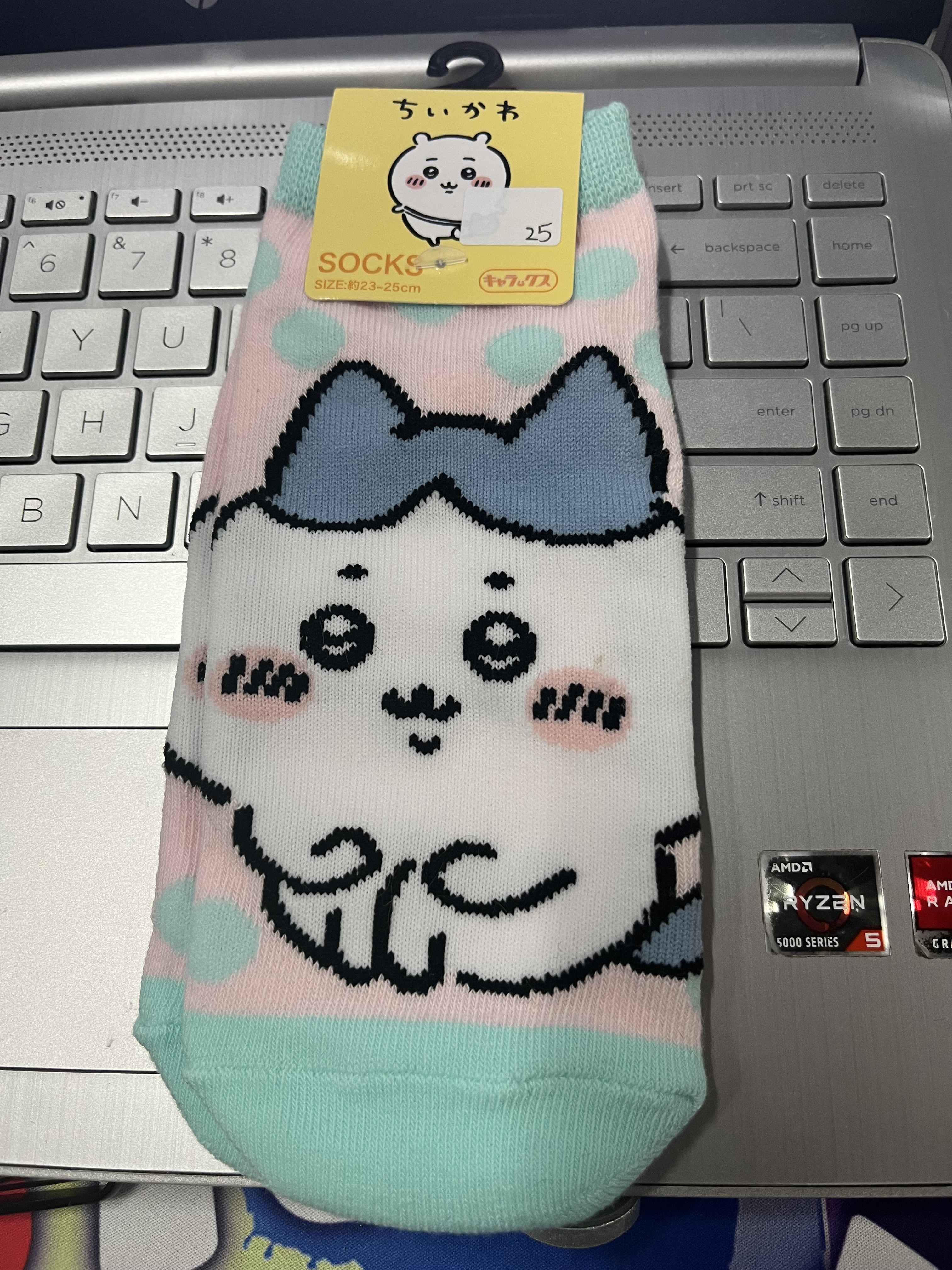 CHIIKAWA 八字貓 襪#284