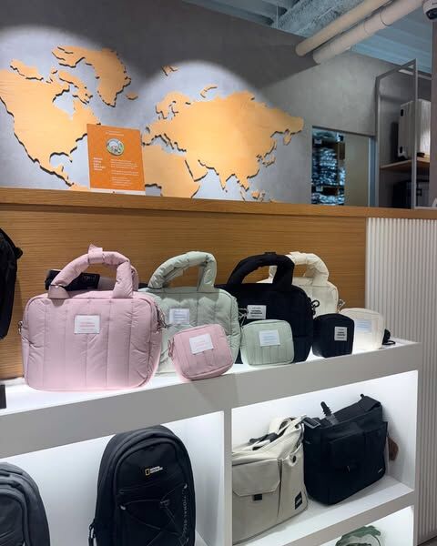 【代購】NATIONAL GEOGRAPHIC 國家地理 Padded 格紋 手提包 N253ATO030