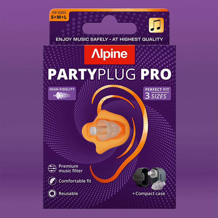 荷蘭 Alpine PartyPlug Pro 派對音樂 演唱會 降噪濾波 耳塞
