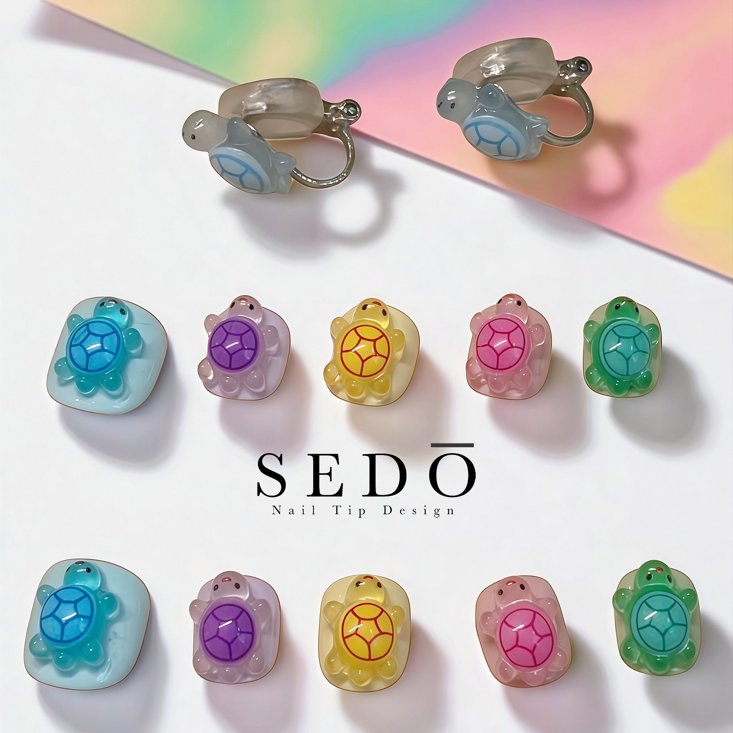 ■兒童甲■五彩海龜(附耳夾)