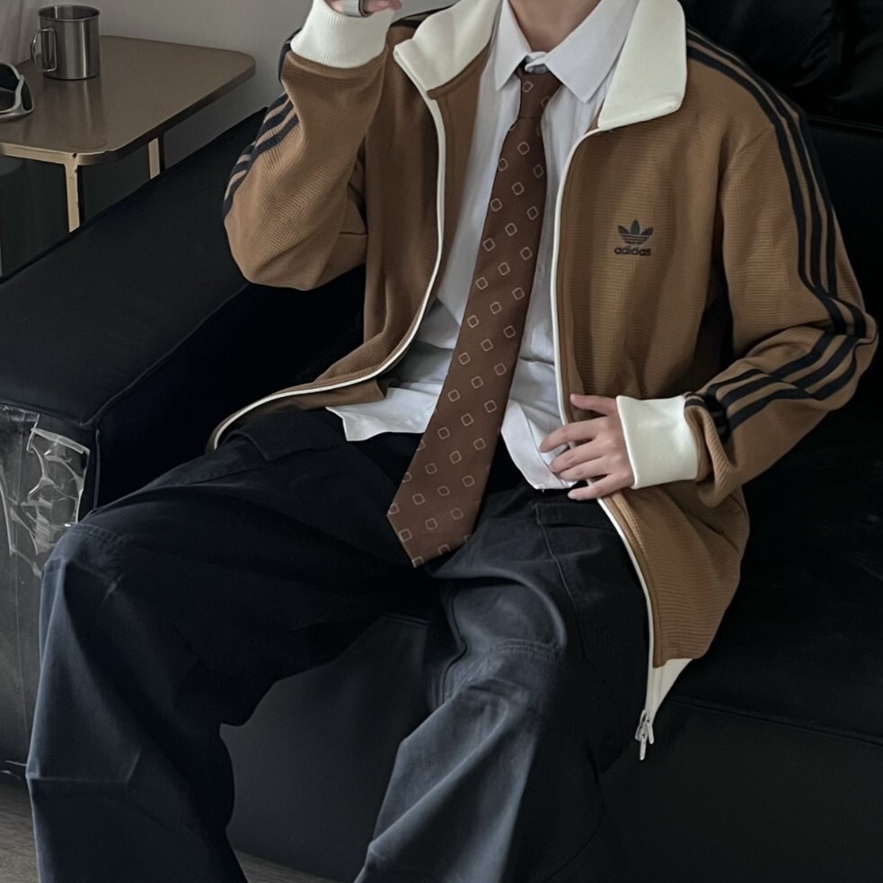 <降價啦!!> Adidas 華夫格外套 金珉奎/邊伯賢同款