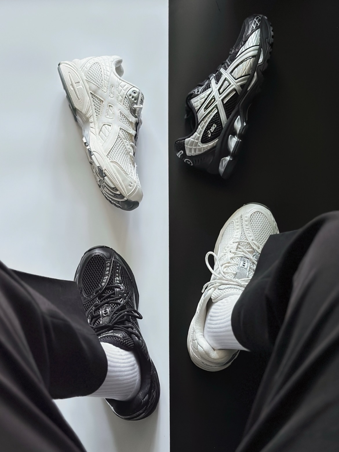 (預訂) ASICS Gel-Nimbus 10.1 黑白鴛鴦銀色【兩色】