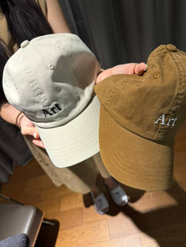 【正韓連線款】Art刺繡老帽棒球帽