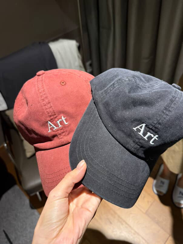 【正韓連線款】Art刺繡老帽棒球帽
