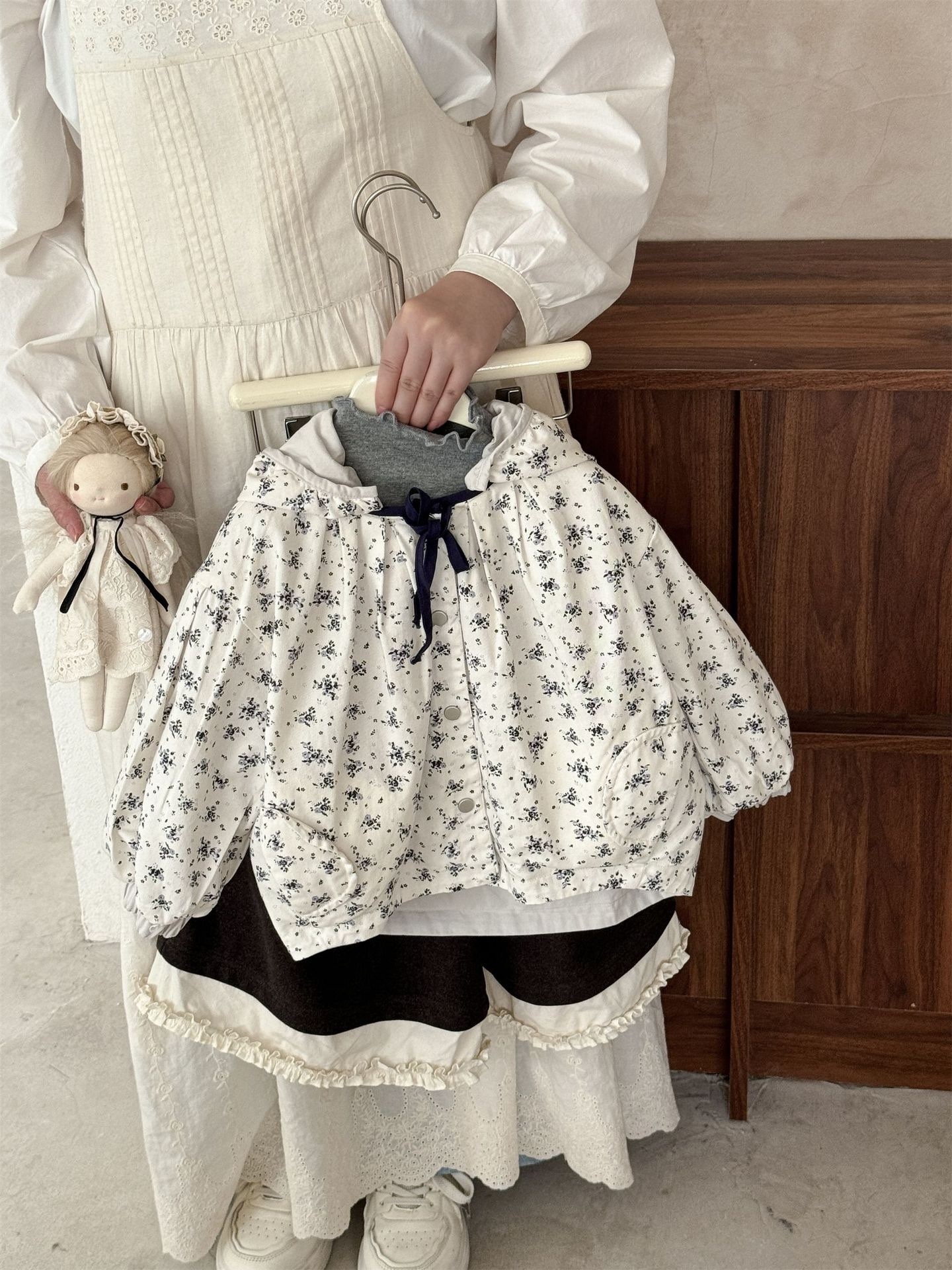 雙面穿寬鬆碎花外套