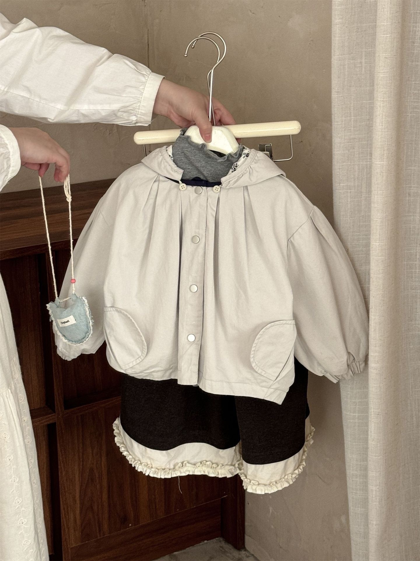 雙面穿寬鬆碎花外套