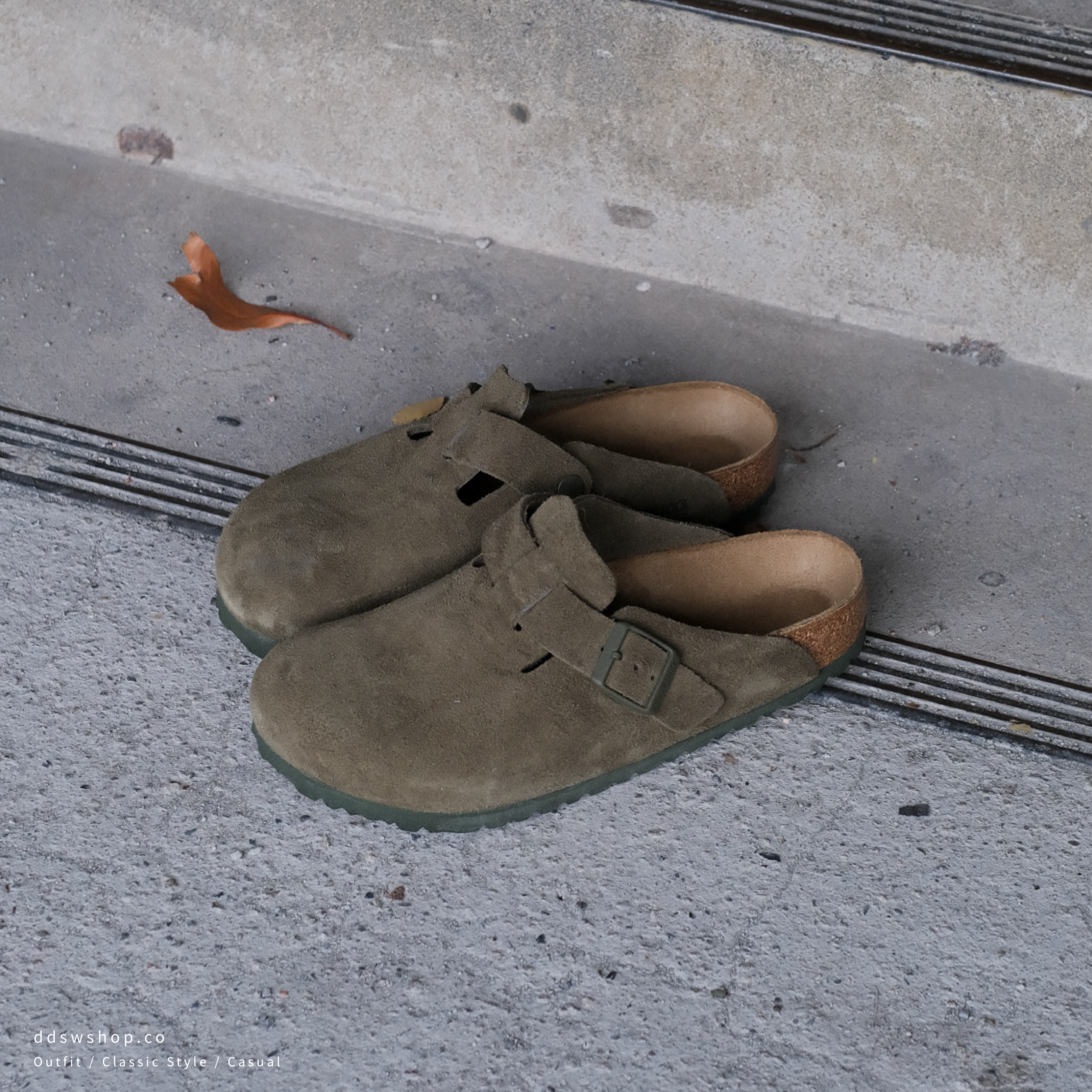 "預購+現貨" Birkenstock Boston "Thyme"  正常楦