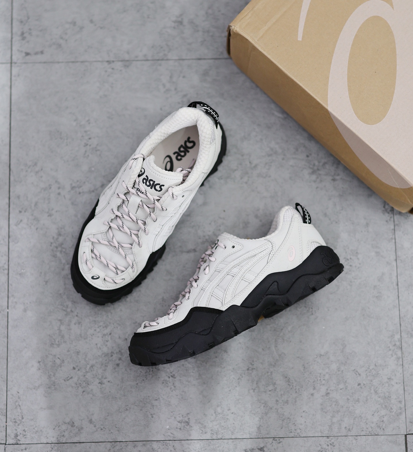 Asics GEL-PICKAX 戶外機能 行山鞋功能鞋 米白黑粉 1203a746-021