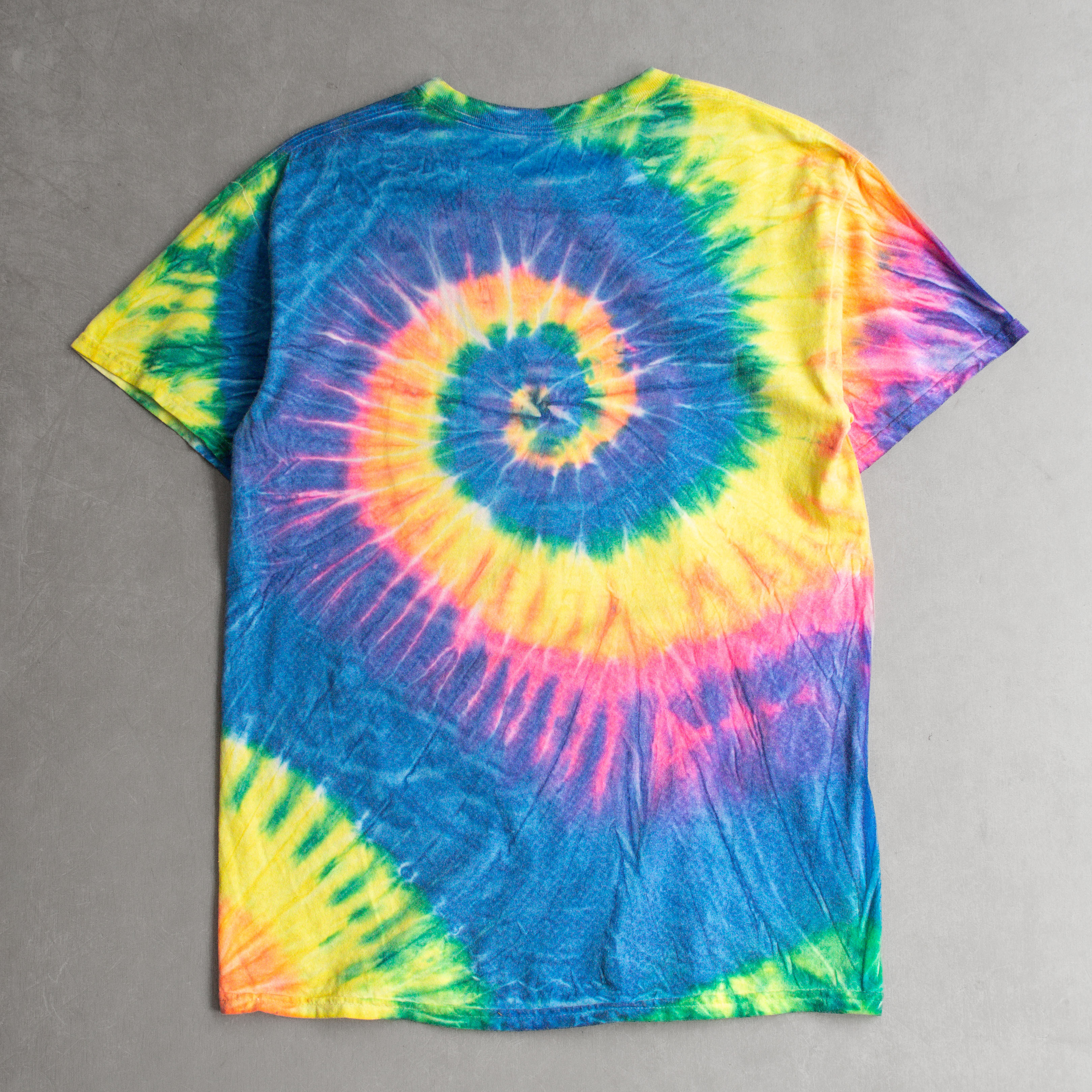 USED TIE DYE TEE 美國 紮染 彩色 短袖 T恤