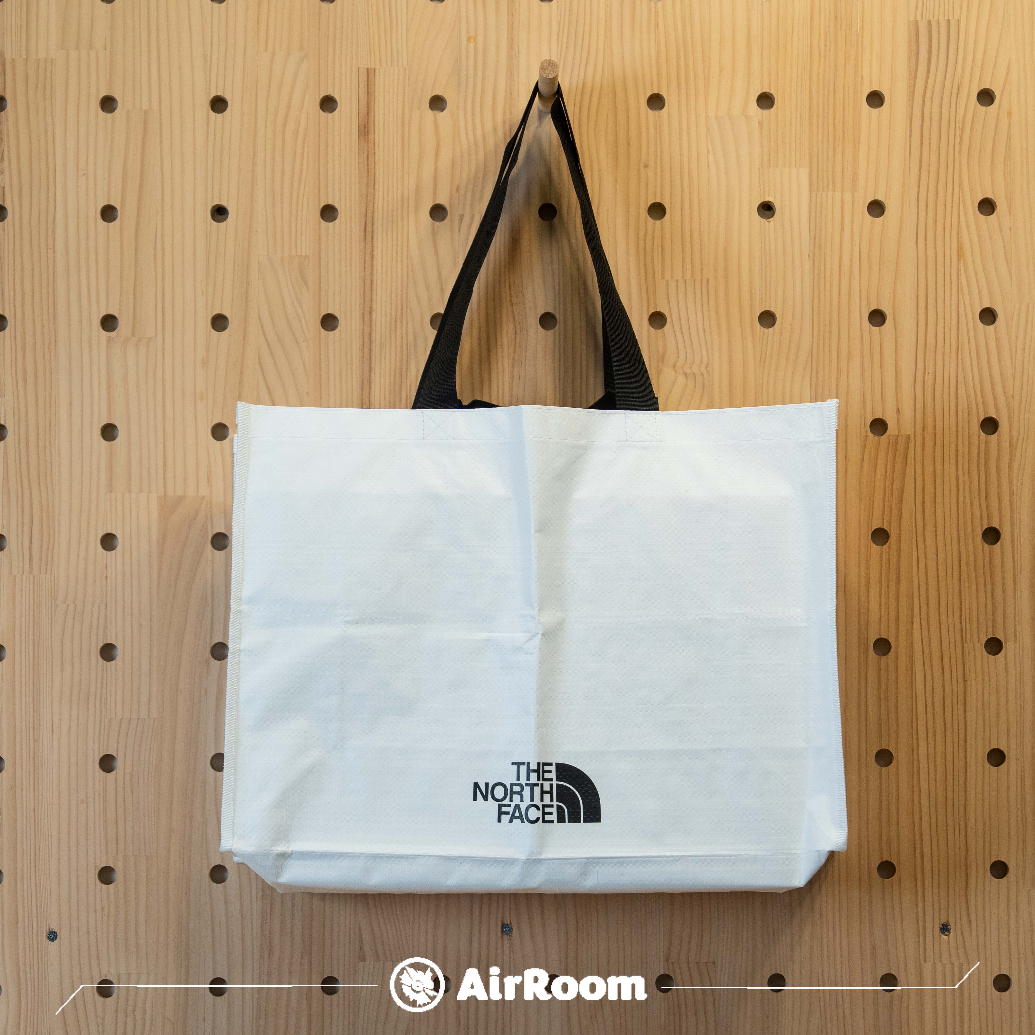 日版 THE NORTH FACE 北臉 白色 衣物 環保袋 托特袋 手提袋 現貨