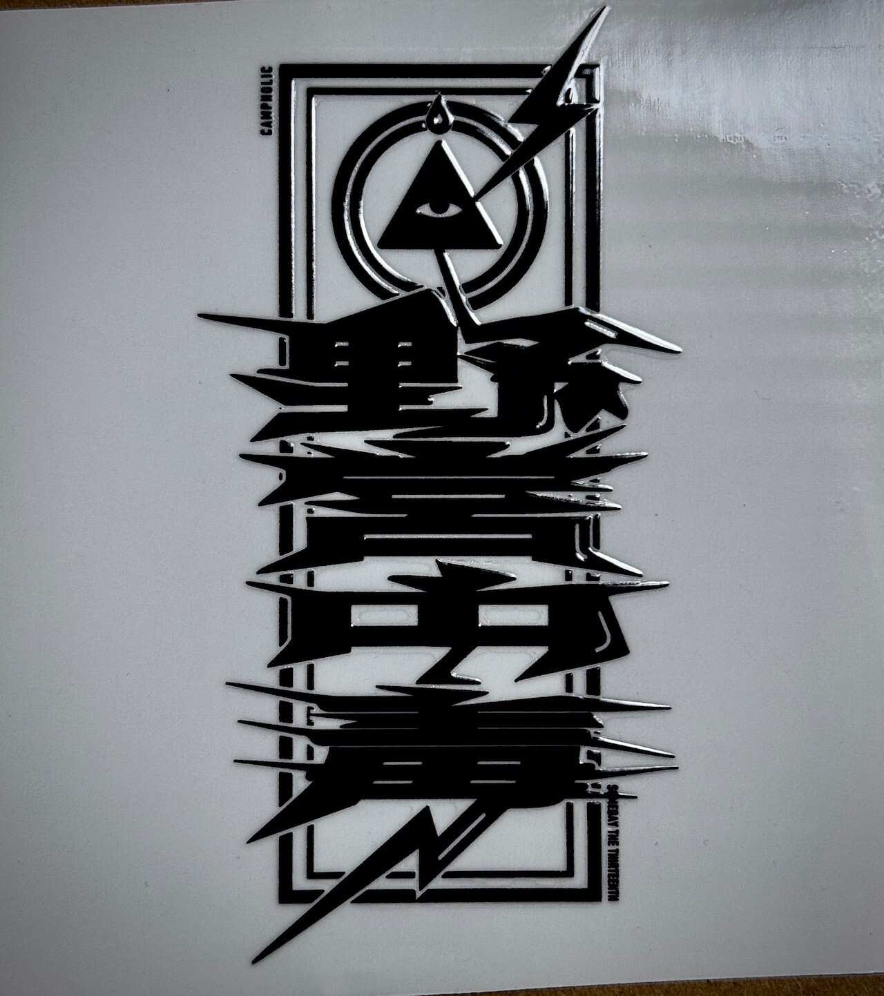 Camp Holic - 野營中毒 轉印貼紙 (黑/白)