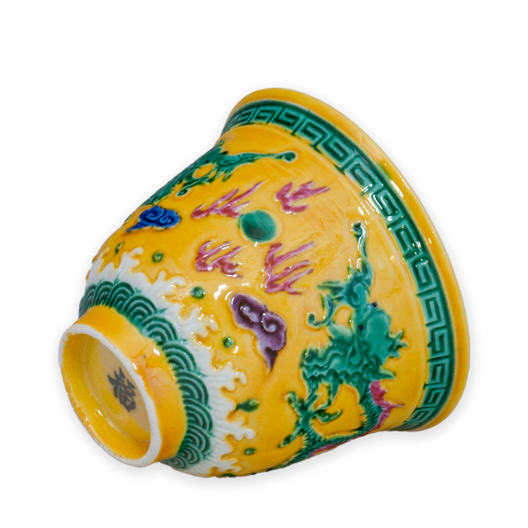 鹿港窯禮品館|素三彩茶杯貢杯 手工陶瓷茶杯推薦 品茗收藏首選