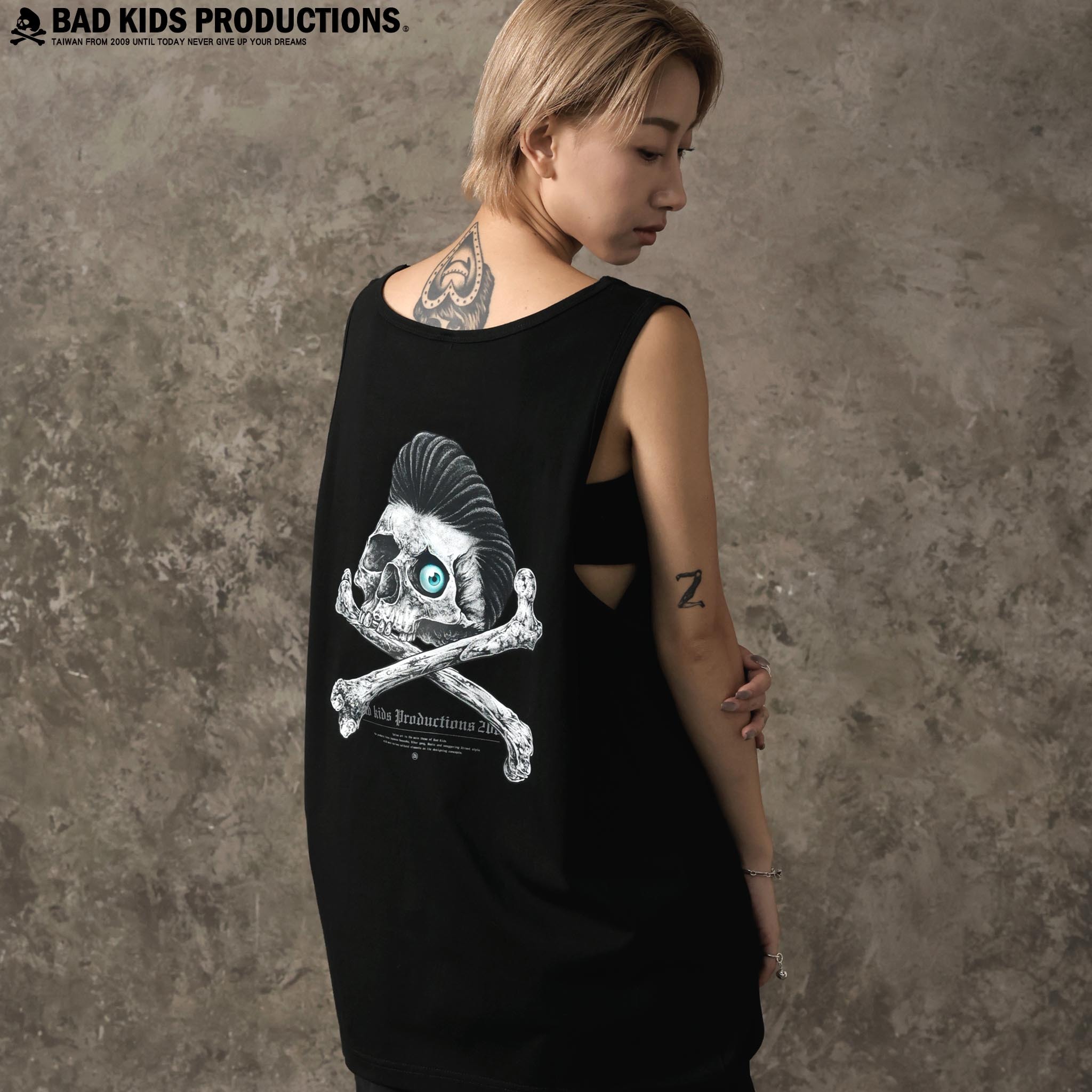 BAD KIDS 惡童 25S/S Skull Tank top