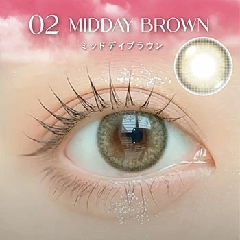 [日拋] hello sunshine 1 Day 02 Midday Brown 彩妝隱形眼鏡｜每盒10片