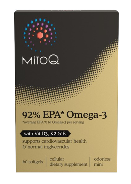 MitoQ 92% EPA Omega-3  高純度（99.7%）魚油