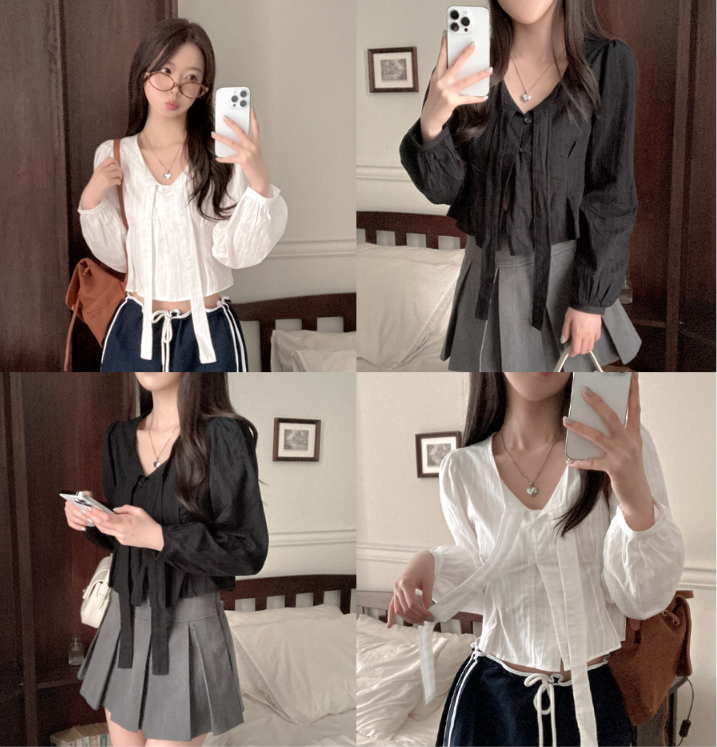 早秋預訂｜Tie 棉質長袖襯衫