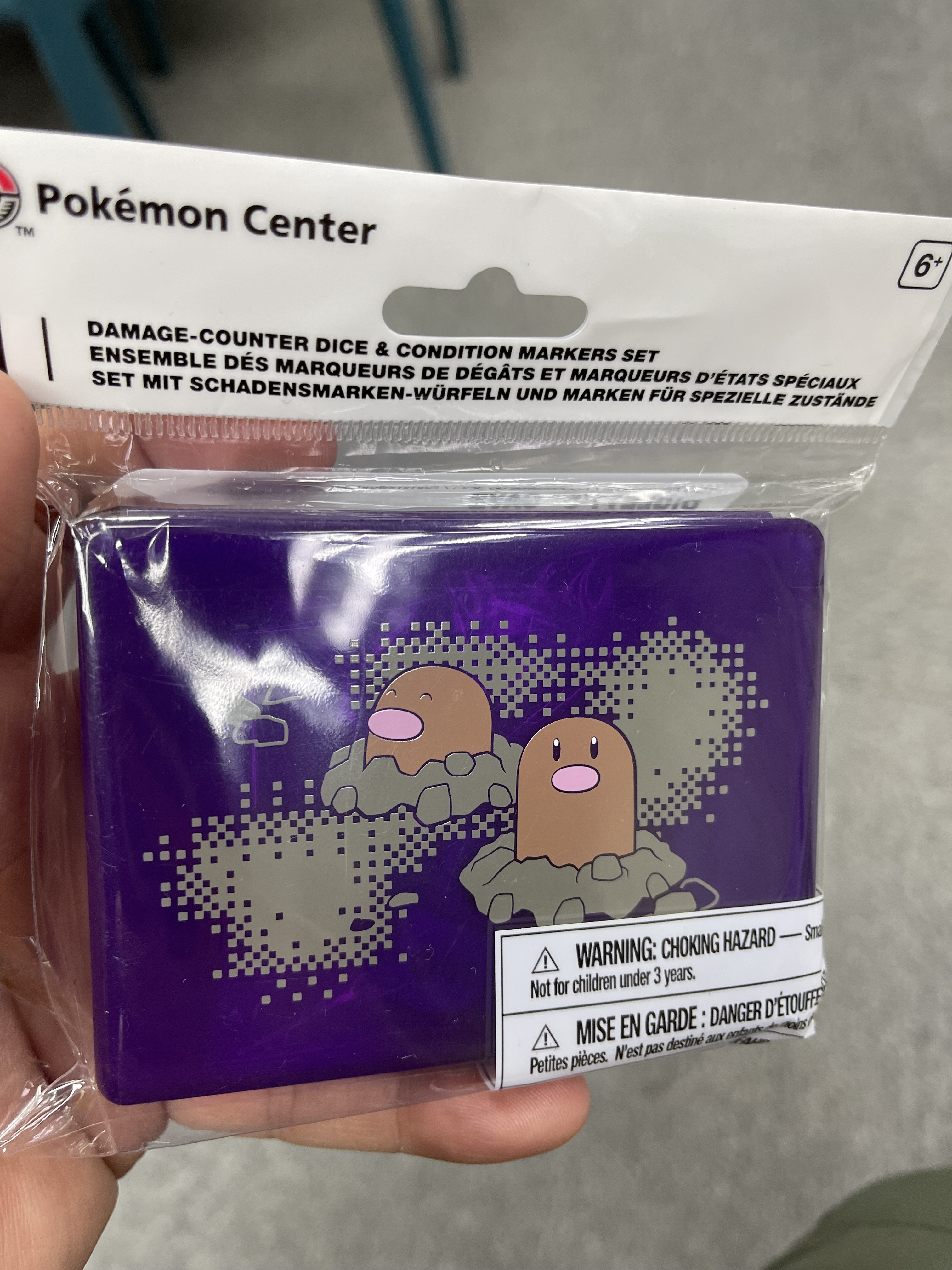 Pokemon Center-地鼠傷害指示物盒（內有指示物）