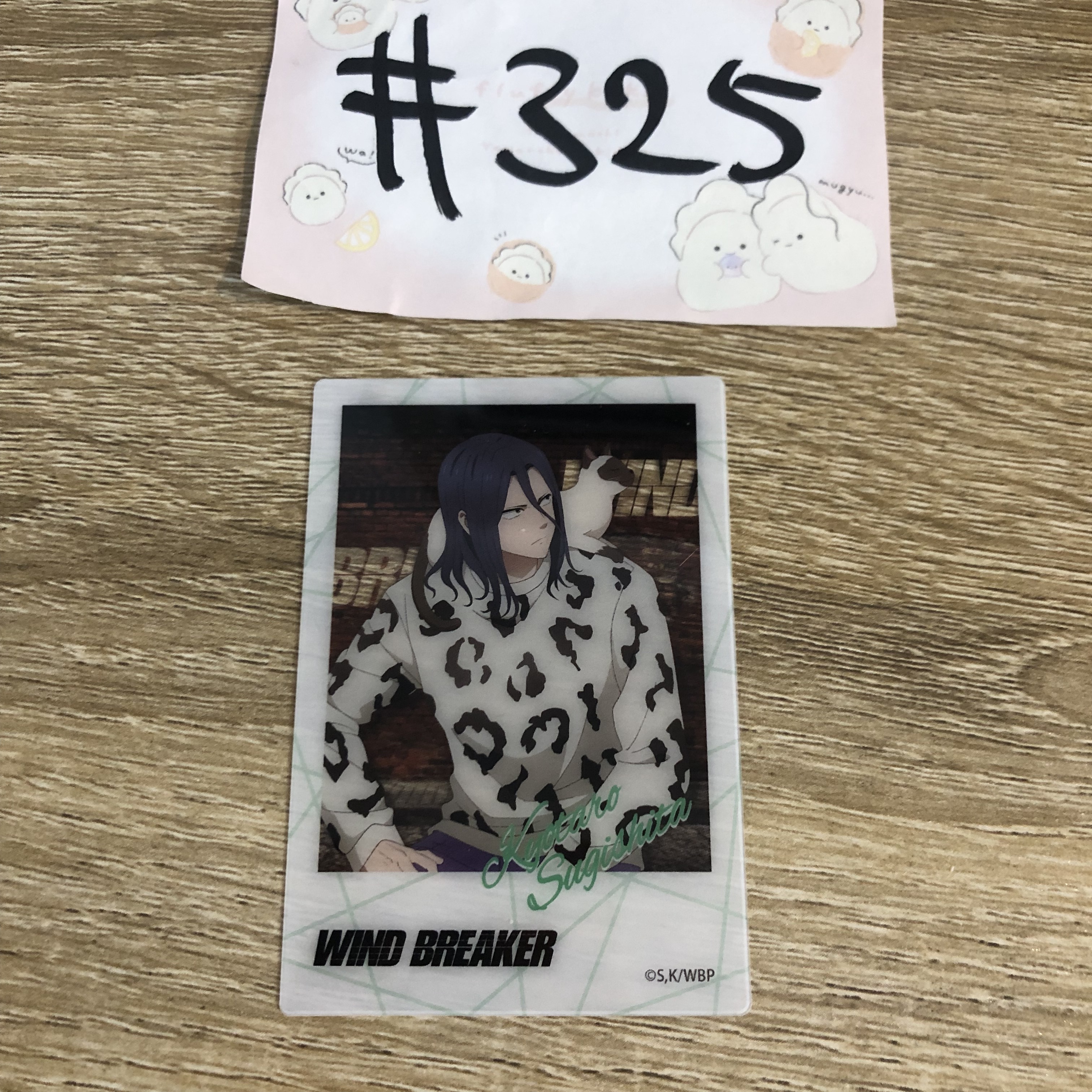 WIND BREAKER  杉下 膠卡 #325