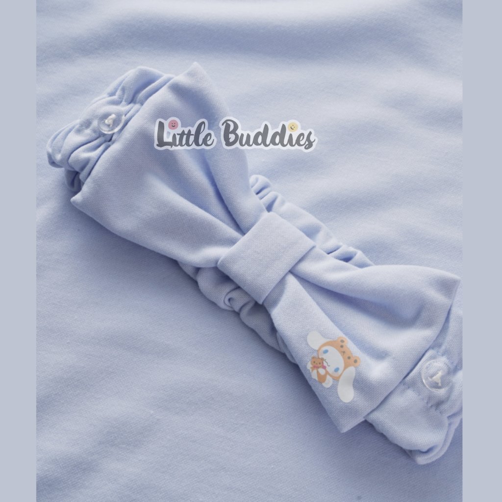 日版Sanrio 褶邊袖長身針織衫附髮帶